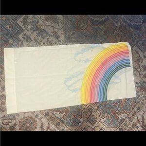 Vintage 1970’s rainbow pillowcase